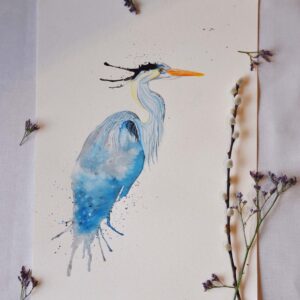 Heron Art Print