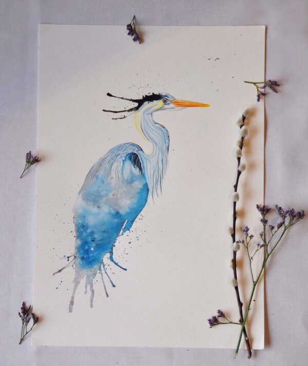 Heron Art Print