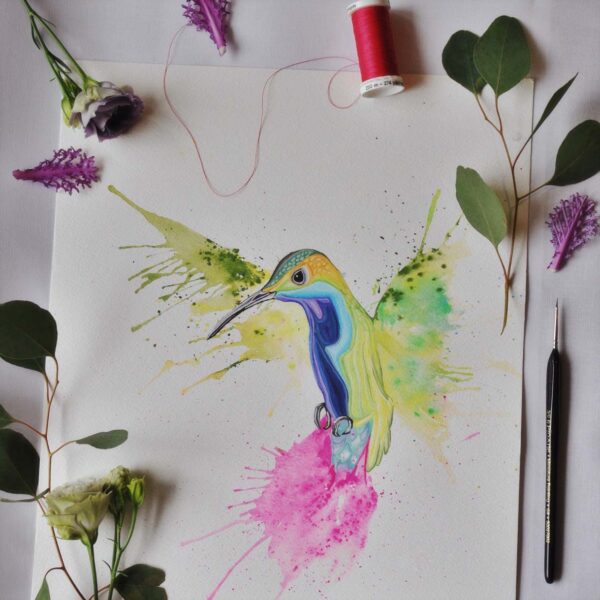 Hummingbird Art Print