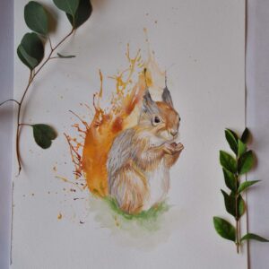 Squirrel Art Print